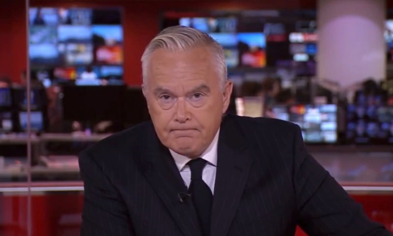 כך נראתה ההודעה על מותה של המלכה ברשת BBC