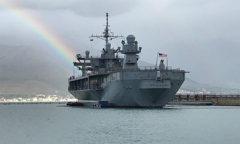 ספינת חיל הים האמריקני הגיעה לביקור בישראל