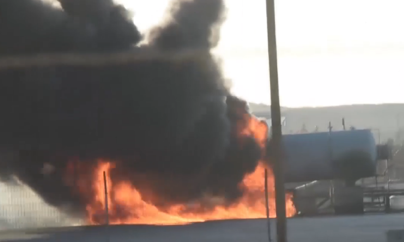 צפו: מחבלים מציתים את מעבר כרם שלום