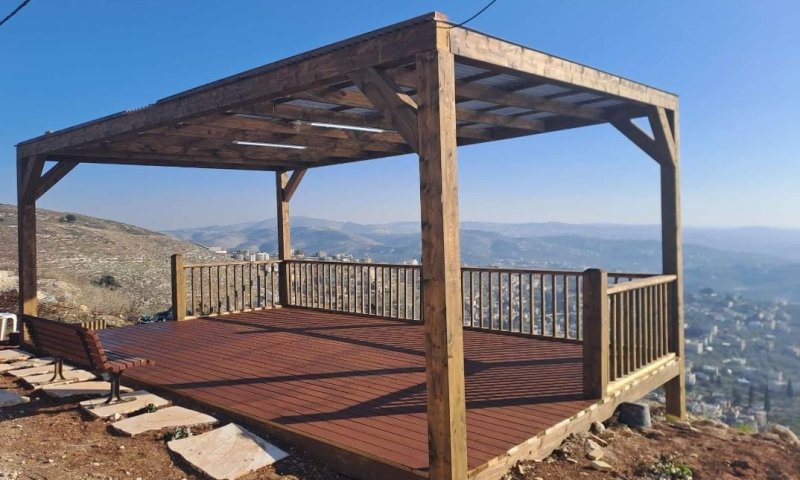 מול הר עיבל: תצפית חדשה הוקמה בחומש לזכר חיילים שנפלו במלחמה