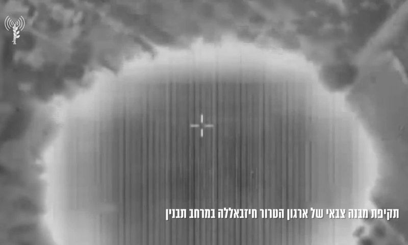 המשגר ממנו בוצע הירי לעכו הושמד: צפו בתקיפות צה"ל בלבנון