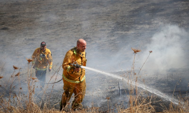 שריפה בבית שמש: קו הבתים הראשון פונה