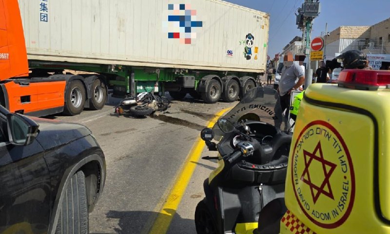 רוכב אופנוע נפצע באורח קשה בתאונה סמוך לאלפי מנשה