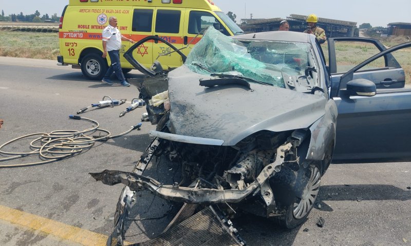 הרוגה ופצוע קשה בתאונת דרכים בבאר טוביה