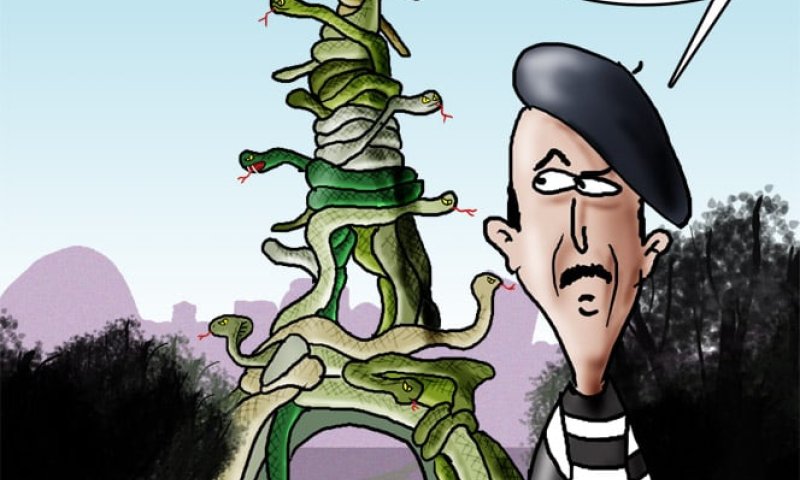 הקריקטורה היומית של אור רייכרט: אזהרת מסע לצרפת