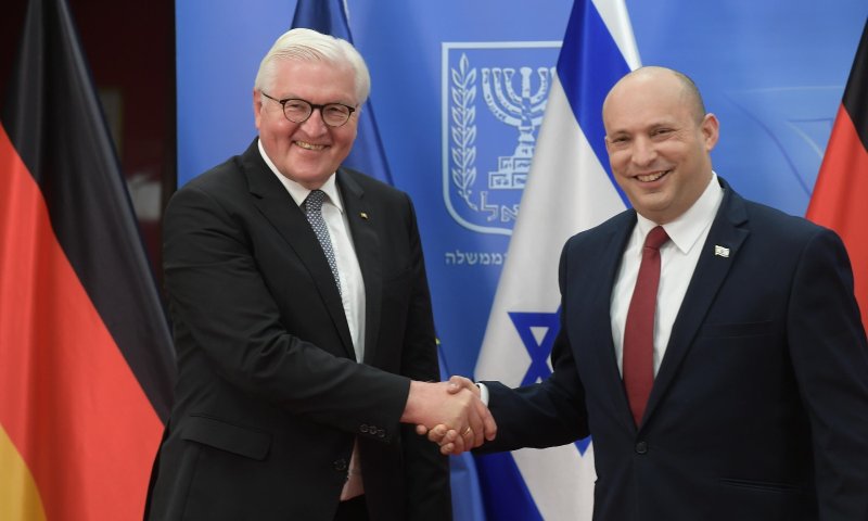 בנט לנשיא גרמניה: "נחושים לקדם את מדינת ישראל"