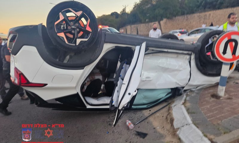 5 פצועים בתאונת דרכים באשדוד