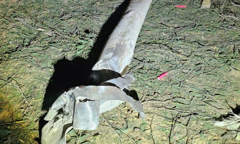 אזעקות בגוש דן ובשפלה, נפילה בבית בחוף אשקלון