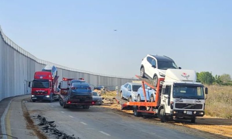 23 רכבים שנגנבו לערים פלסטיניות הוחזרו לישראל