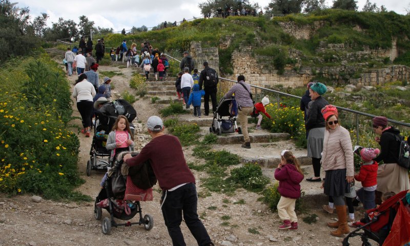 כ-160 אלף מטיילים פקדו את שמורות הטבע