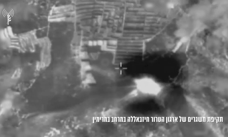 תקיפה נוספת בלבנון: צה"ל השמיד משגרי חיזבאללה