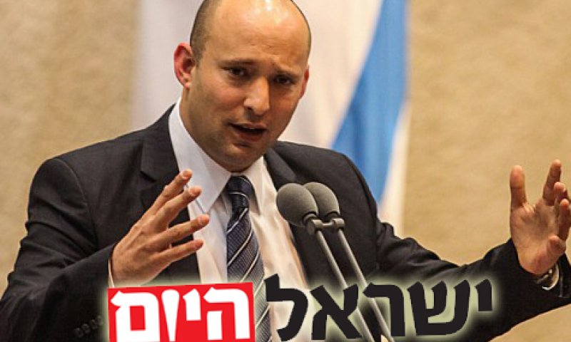 ישראל היום: טור של בנט, למרות שתקף אותנו