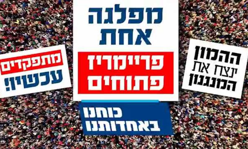 מתפקדים עכשיו ודורשים: פריימריז במפלגה הסרוגה