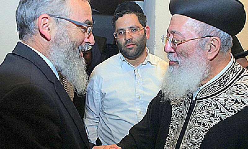 הניסיון הנואש של ש"ס: הרב סתיו תמורת הרב עמאר