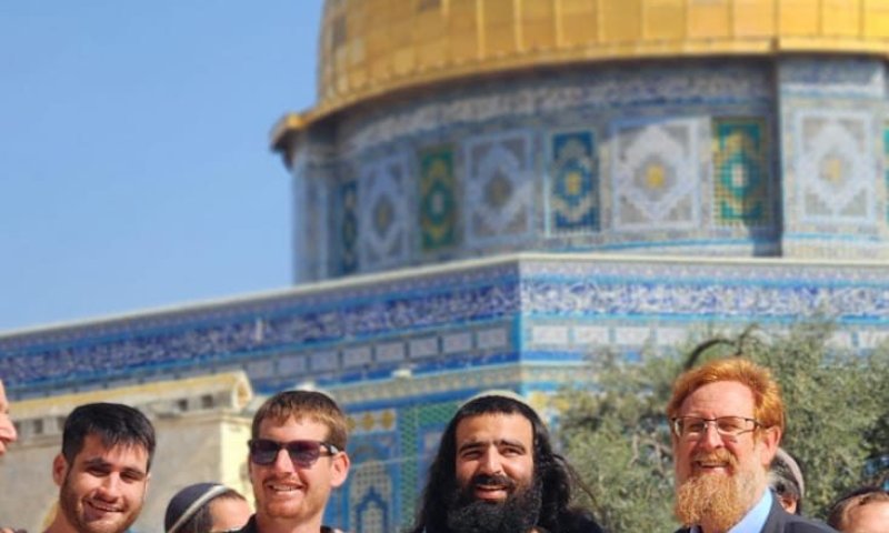 עשור לניסיון ההתנקשות: יהודה גליק חגג בהר הבית