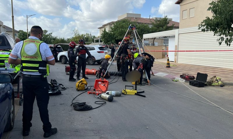 מכת תאונות העבודה: פועל נהרג לאחר שנפל לתוך ביוב
