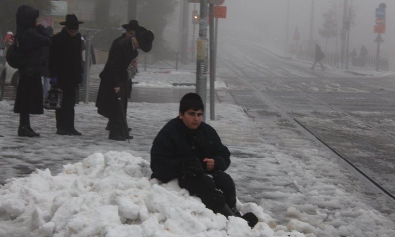בירה לבנה: תיעוד מירושלים המושלגת