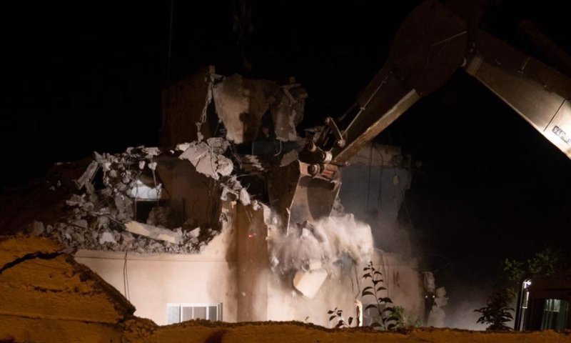 צה"ל הרס את ביתו של רוצח רנה שנרב. צפו בתיעוד