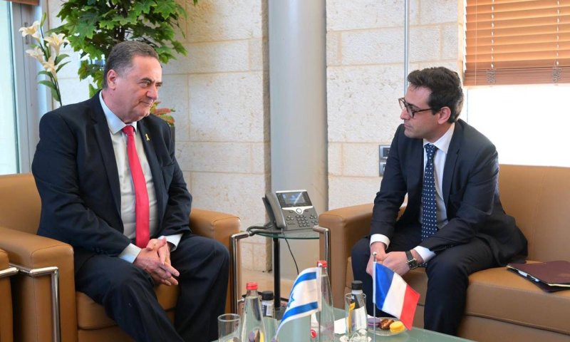 כ"ץ הזהיר את השר הצרפתי: נכבוש שטחים בדרום לבנון