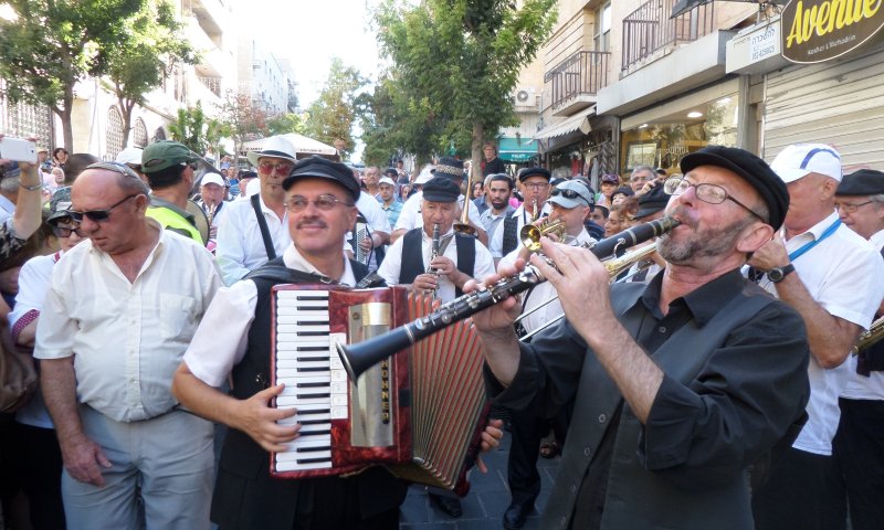 הכליזמרים שימחו את מרכז העיר ירושלים
