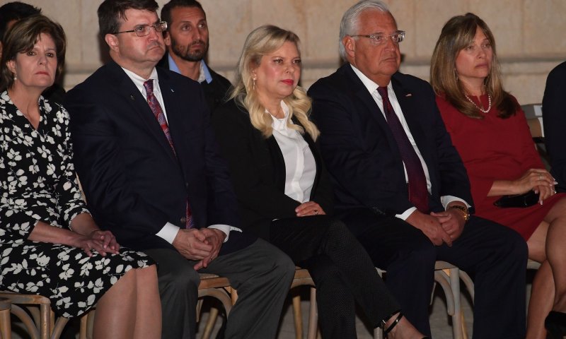 "קשר עמוק" | שרה נתניהו בטקס זיכרון לאסון התאומים