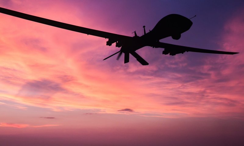 צה"ל תקף מחבלי חמאס שתכננו לשגר רחפני נפץ מעזה