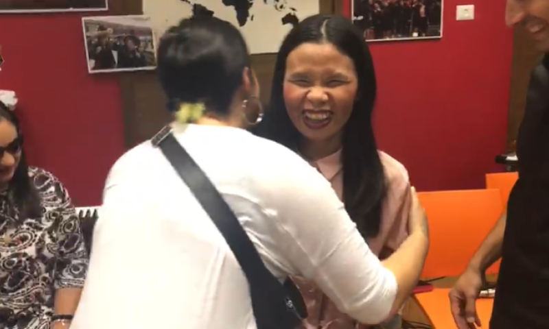 מרגש: הכוכבת הבינלאומית הגיעה לפגוש את שלוה