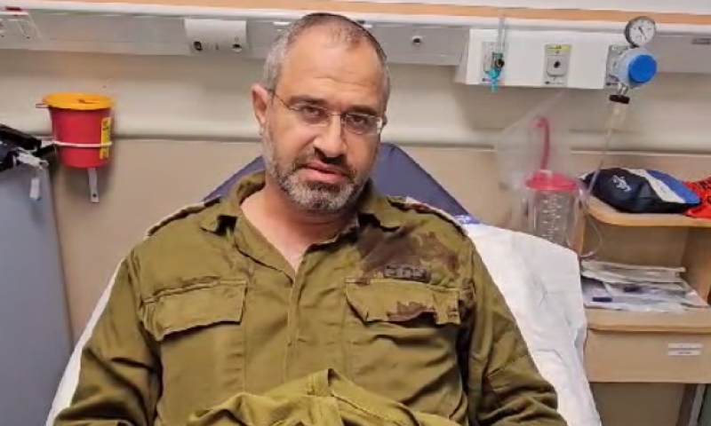 הקצין שנפצע בפיגוע דקירה משחזר: 'מזל שזה הייתי אני'