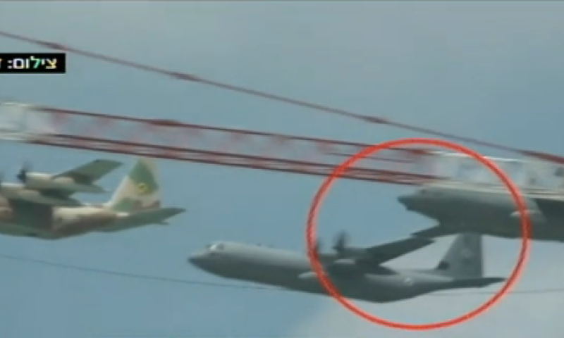 שנייה מאסון &bull; תיעוד דרמטי: צפו במטוסים משתפשפים