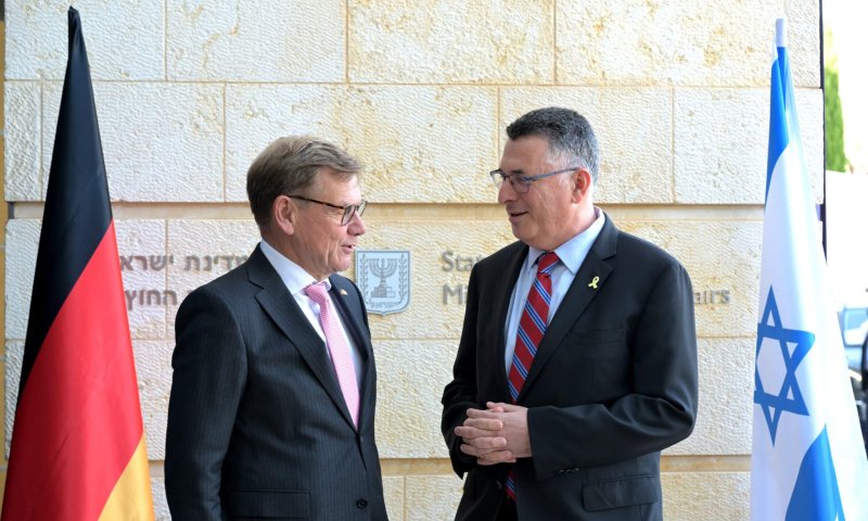 סער לשר החוץ הגרמני: "לא תקום מדינה&nbsp;פלסטינית"