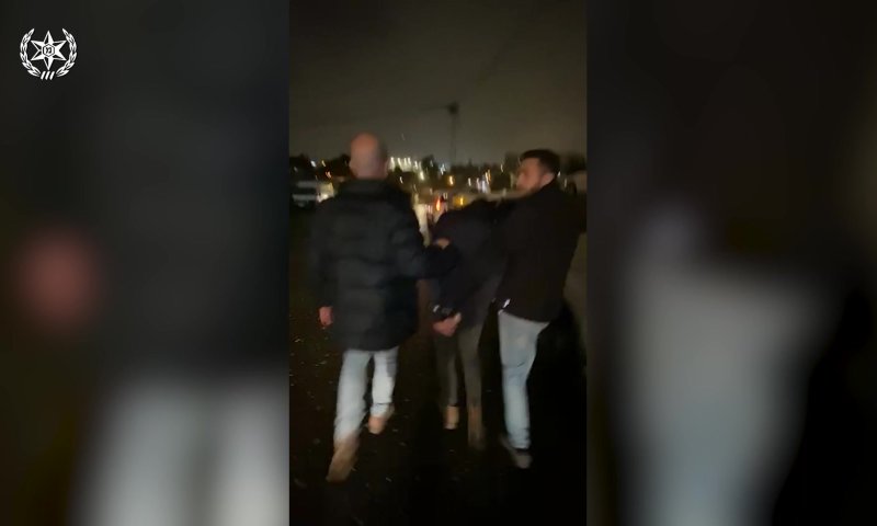 צפו: כך נעצרו שורפי המכוניות בשמעון הצדיק