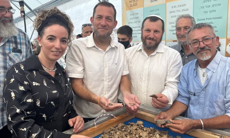 מהעפר אל ההיסטוריה &ndash; פרויקט לאומי ראשון מסוגו נחנך בשומרון