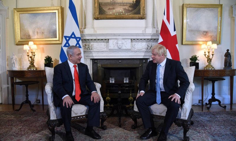 נתניהו נפגש עם ג'ונסון: "חבר טוב של העם היהודי"