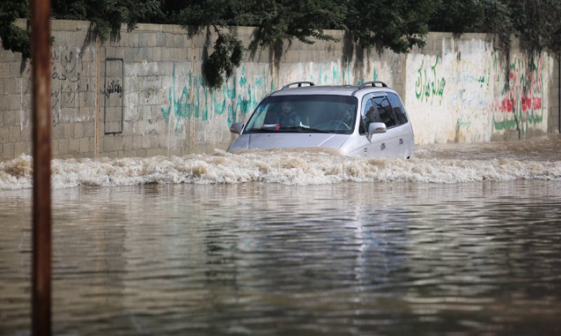 גשמים כבדים בעזה: חמאס האשימו את ישראל בהצפות