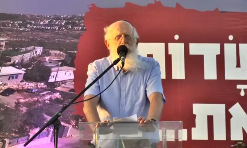 הרב מדן בנאום חריף בנתיב האבות: "איש לא ירים ידו"