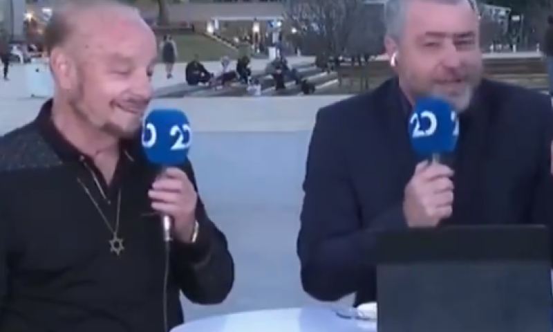 "חולה נפש עם תעודות", ברק כהן הפריע לשידור &ndash; צפו