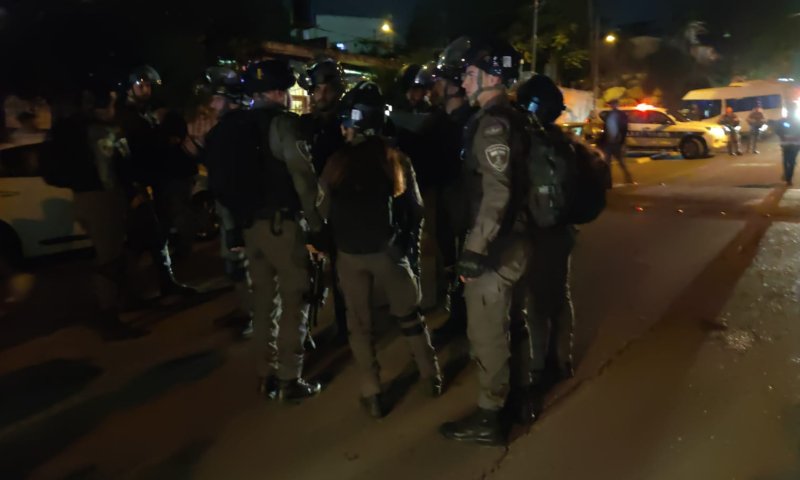 מהומות אלימות: אבנים ובקבוקים בשמעון הצדיק