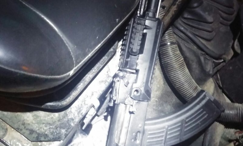 לוחמי מג"ב תפסו רכב ובו רובה קלאצ'ניקוב טעון