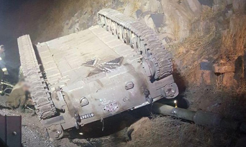 קצין ולוחם צה"ל נהרגו מהתהפכות תותח בגולן