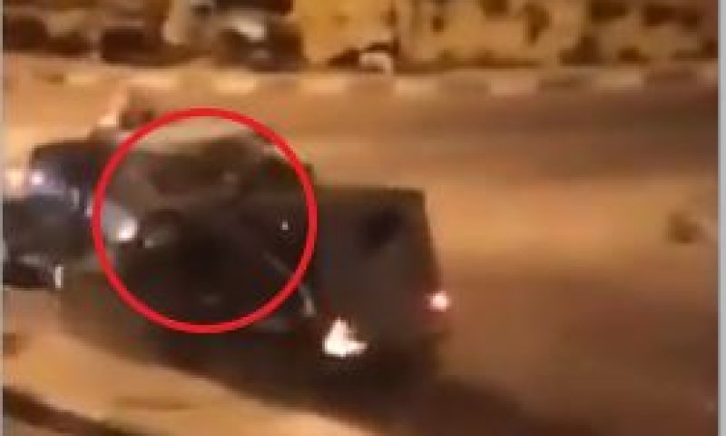 שני רכבים צבאיים התנגשו כתוצאה מיידוי אבנים