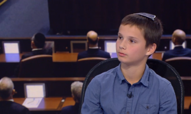 צפו: עמית סגל הדור הבא &bull; מומחה לפוליטיקה בן 14