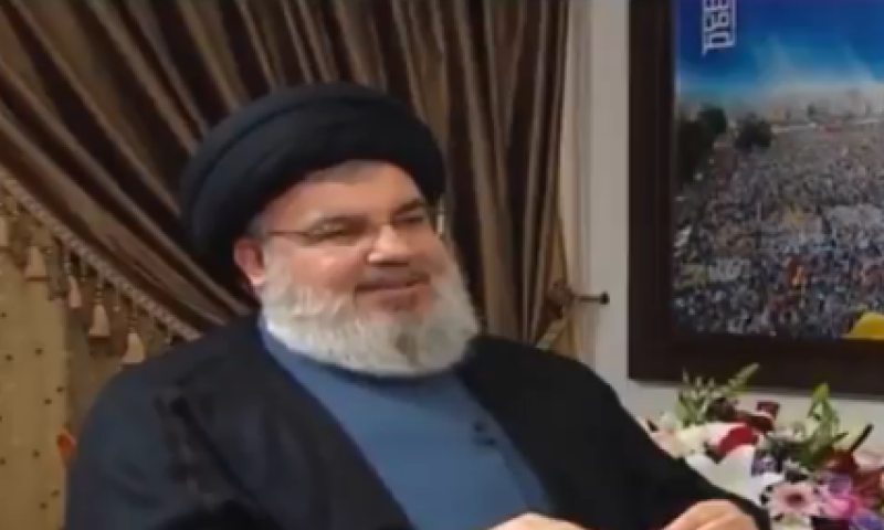 צפו: נסראללה חושף: זו המשכורת החודשית שלי