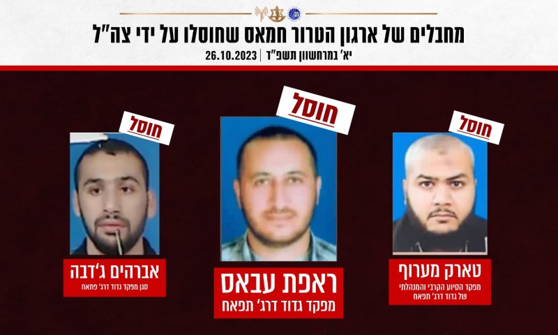 צה"ל חיסל את צמרת הפיקוד של גדוד חמאס