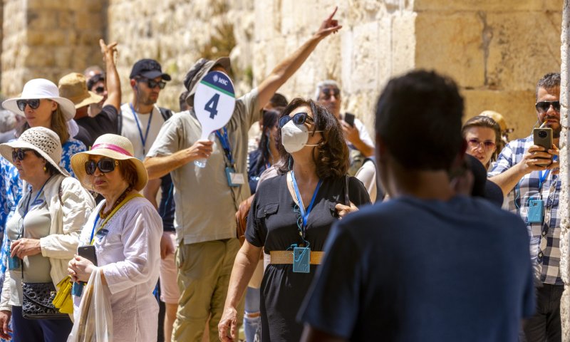 התאוששות ראשונית: 1.3 מיליון תיירים ביקרו בישראל ב-2025