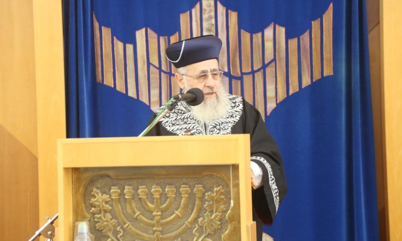 הרב יוסף: עדיף לבטל את הרב הראשי האשכנזי