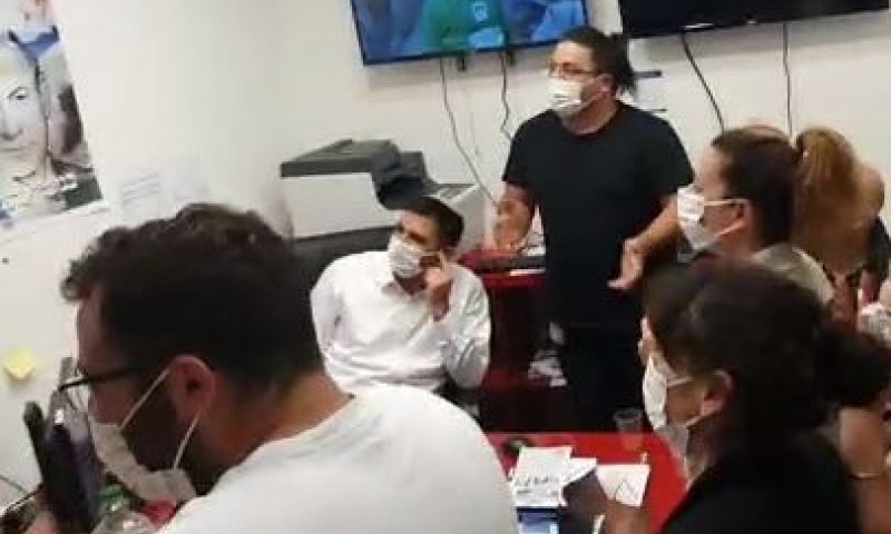 "לחיים", צפו: כך הגיבו במטה הקלפיות של הליכוד