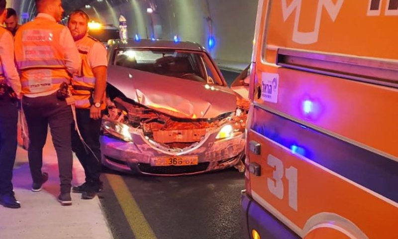 ימים אחרי הפתיחה: תאונה ראשונה בכביש 16