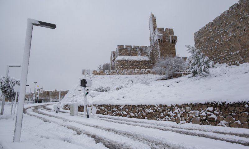 תחזית מעודכנת: ביום רביעי השלג ייתפס בירושלים