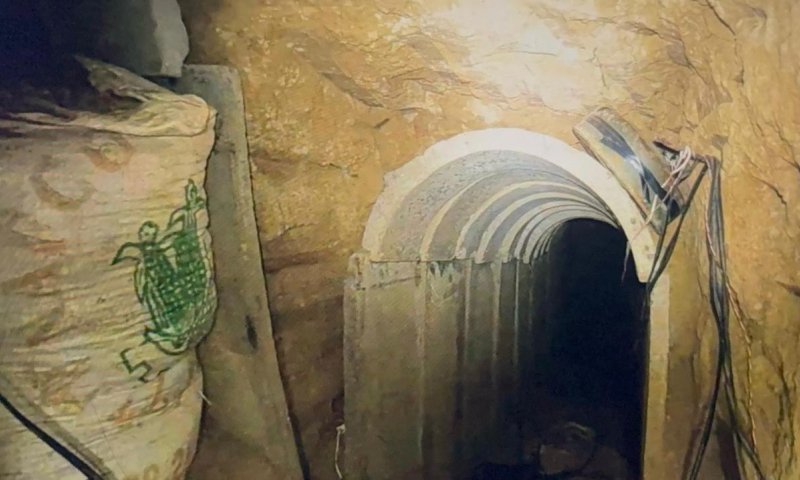 צפו: צה"ל השמיד מנהרת ענק באזור ציר מורג