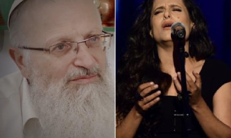 צפו: מה עשתה מירי מסיקה אצל הרב שמואל אליהו?